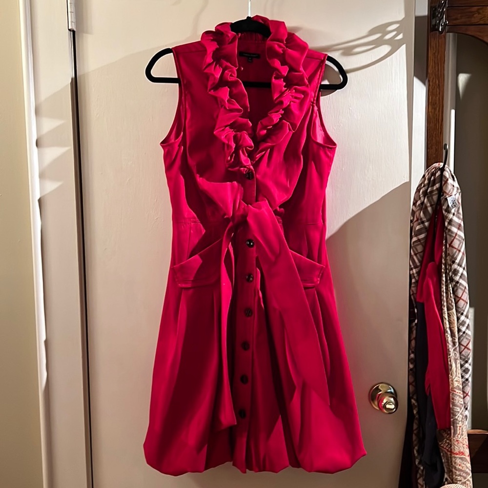 Sleeveless shirt dress, Med, Samuel Dong